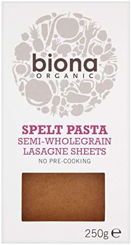 Biona Spelt Lasagne Organic 250g-2 Pack