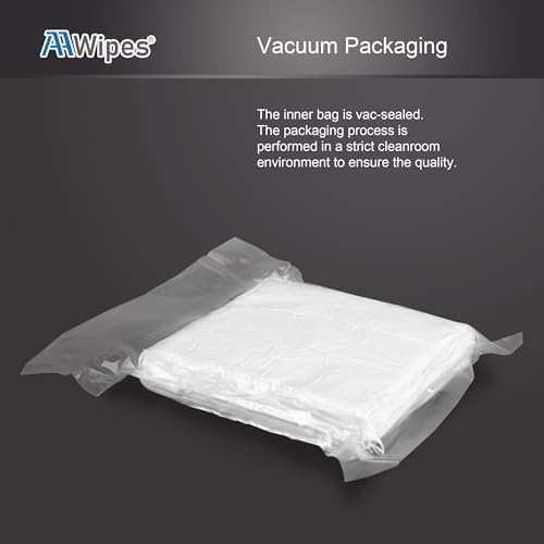 AAWipes Cleanroom Wipes Sterile Lint Free Cloths 9"x9" 140GSM CP140GM