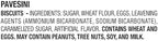 Pavesini Plain 7.05oz (200g) – Authentic Italian Light & Crispy Biscuits – Perfect for Snacking, Desserts, and Tiramisu – Made with Natural Ingredients and No Palm Oil