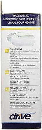 Drive Medical Male Urinal, White