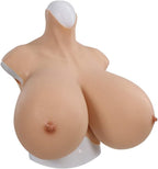 YIQI Z-CUP S-CUP Giant Breastplate Silicone Breast Form for Crossdressers Transgender Cosplay