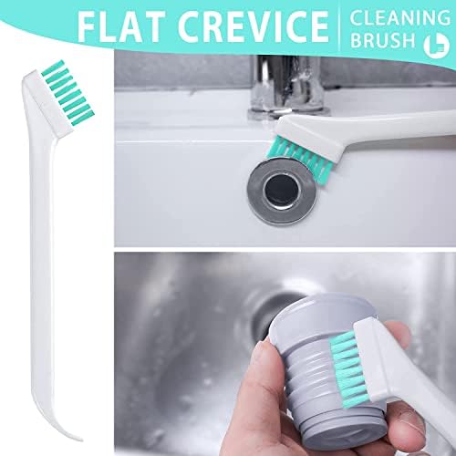 Small Cleaning Brushes Set, 4 pcs Crevice Household Cleaning Tool for Window Track Groove Sliding Door Bottle Gaps Humidifier Baseboard, Tiny Detail Scrub Cleaner Tool Gadget Kitchen Bathroom Set