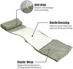 RHINO RESCUE 6" Israeli Style Emergency Bandage, Compression Trauma Wound Dressing, Medical Sterile Vacuum Sealed, Combat Tactical First Aid Kit IFAK Supplies, 2 Count