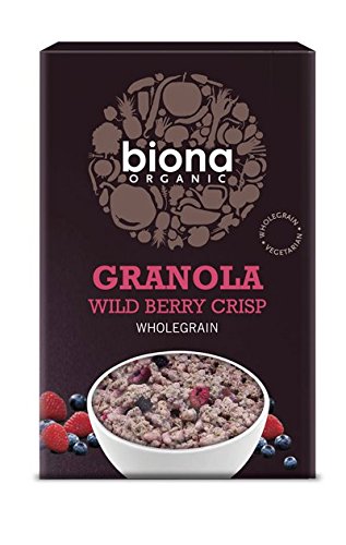 Biona Organic Wild Berry Crispy Granola (375g) by Biona Organic
