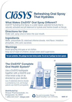 CloSYS Oral Breath Spray, Sugar Free Mouth Spray for Bad Breath, pH Balanced Mint Flavored 0.31oz (3 Count)