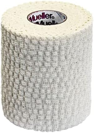 Mueller Tear-Light Tape, White, 7.6 cm x 6.8m, 1 roll