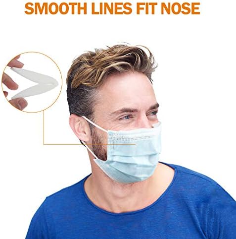Sponge Anti-Fog Nose Bridge Pads Seal Nose Cushion Memory Foam Nose Pads Self-Adhesive Protection Strip Nose Pad for Mask 50 PCS