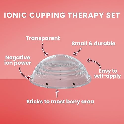 Lure Essentials Cupping Therapy Set 10 Professional Silicone Cupping Cups for Muscle Knots, Joints, Muscles, Arms and Feet