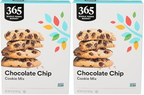 365 by Whole Foods Market, Chocolate Chip Cookie Mix, 15 Ounce (Pack of 2)