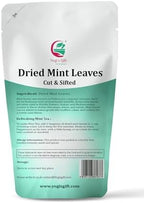 Dried Mint Leaves 4 oz | Peppermint Leaves For Tea & Savoury | Non-GMO, Ethically Sourced, Cut & Sifted | Bulk Tea Loose Leaf - Yogi’s Gift®