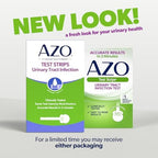 AZO Urinary Tract Infection (UTI) Test Strips, Accurate Results in 2 Minutes, Clinically Tested, Easy to Read Results, Clean Grip Handle, #1 Most Trusted Brand, 3 Count