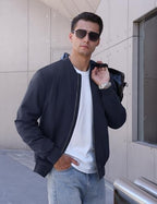 TACVASEN Men's Bomber Jackets Thermal Quilted Jacket Water Resistant Warm Winter Coats