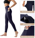 CHANAN High Waisted Leggings for Women No See Through Tummy Control Buttery Soft Yoga Pants for Workout Athletic Running