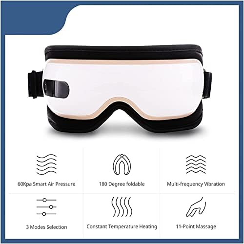4D Smart Airbag Vibration Electric Eye Massager Air Pressure Hot Compress LED Display Eye Care Device
