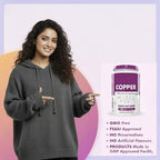 Nutrition Chelated Copper Gluconate - Highly Bioavailable Form - Non-GMO, Gluten Free -120 Veg. Capsules