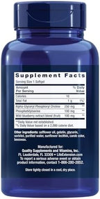 Life Extension Cognitex Basics, 30 Softgels - Multi-Nutrient Formula for Brain Health Support, Targeted Nutrition for Memory, Focus, Attention & Overall Cognitive Performance - Non-GMO, Gluten-Free