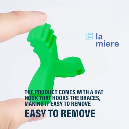 LA MIERE Aligner 5Pieces Food Grade Silicone Y Shaped Orthodontics Chewies, Mix