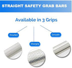 32” Shower Handle Smooth Grip | 304 Stainless Steel Grab Bars for Bathtubs and Showers | Brushed Nickel ADA Standard Hand Rails for Seniors, Children, Injured People | Supports Upto 400lbs