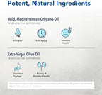NORTH AMERICAN HERB & SPICE Oreganol - 1 fl. oz. - Unprocessed, Wild, Organic Oregano Oil - Mediterranean Source P73 - Non-GMO - 432 Servings