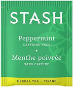 Stash Tea Peppermint Herbal Tea, Box of 100 Tea Bags