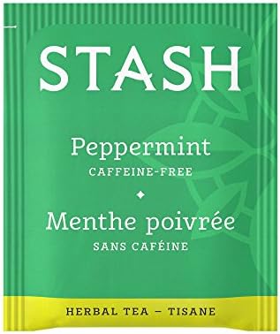 Stash Tea Peppermint Herbal Tea, Box of 100 Tea Bags