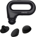 HoMedics Portable Full Body Vibration Massager,Effective Targeted and Full-Body Massage,High & Low Intensity Levels,Ergonomic Easy-Grip Handle 3 Interchangeable Attachments,2 AA Batteries Included