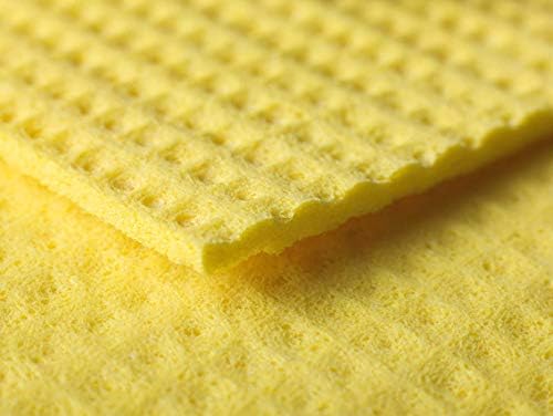 Spontex Sponge Cloth Value Pack of 8, Extremely Absorbent and Durable, Made of Viscose, Biodegradable (1 x 8 Pieces)