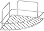 Metaltex Reflex 1-Tier Polytherm Coated Corner Bathroom Shelf