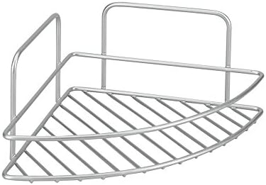 Metaltex Reflex 1-Tier Polytherm Coated Corner Bathroom Shelf