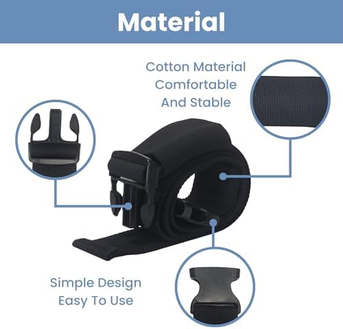 Gait Belts with Quick Release Buckle,Gait Belts Transfer Belts for Seniors Assist Aid for Caregiver, Seniors People (60 INCH)