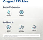 NORTH AMERICAN HERB & SPICE Oreganol P73 Juice - 12 fl oz - Wild Oregano Oil - Heart & Digestive Health - Kidney, Pancreas & Liver Support - Non-GMO - 173 Servings