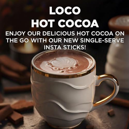 Maud's Dark Hot Chocolate Instant Packets, 16 ct, Instant Hot or Iced Chocolate - Just add water