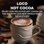 Maud's Dark Hot Chocolate Instant Packets, 16 ct, Instant Hot or Iced Chocolate - Just add water