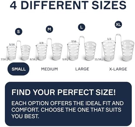 Nasal Dilators for Sleeping Extra-Small (XS) - Nostril Opener - Anti Snoring Nose Vents - Medical Grade Silicone Snore Stopper - Snoring Solution to Stop Snoring