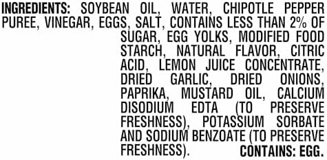 Kraft Chipotle Aioli, 12 fl oz Bottle