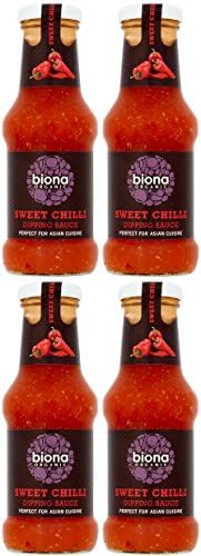 (4 PACK) - Biona - Organic Sweet Chilli Sauce | 250ml | 4 PACK BUNDLE
