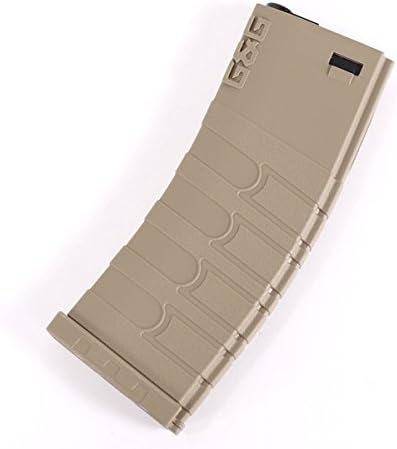 G&G GR16 120-ROUND MID-Cap 6mm Airsoft AEG Magazine (Tan, 5pk)