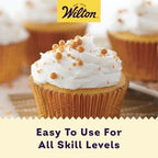 Wilton Gold Pearlized Sugar Sprinkles, Gold Sprinkles for Cookie & Cake Decorating 5.22 Oz.