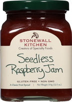Stonewall Kitchen Seedless Raspberry Jam, 12.5 Ounces (Pack of 2)