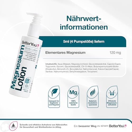 Better You 150 ml Magnesium Body Lotion