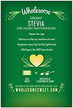 Wholesome Sweeteners Organic Stevia, 1000 Count Packets, Zero Calorie Sweetener Blend, Keto Friendly, Non GMO, Gluten Free & Vegan