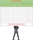 Men's Wetlook One Piece PU Leather Catsuit Shoulder with Zipper Bodysuit Long Sleeve Jumpsuit Clubwear