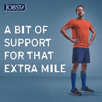 JOBST Sport Knee High 15-20 mmHg Compression Socks, White/Grey, Small