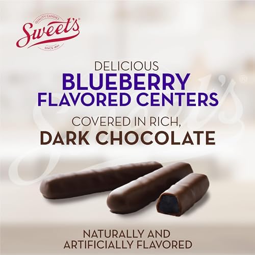 Sweet Candy Company Dark Chocolate Fruit Flavored Sticks - Gourmet Chocolate Covered Sticks, Orange, Blueberry, Cherry, Gift Idea for Holidays, Gluten Free, Kosher - 10.5 oz Box (Pack of 3)