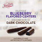 Sweet Candy Company Dark Chocolate Fruit Flavored Sticks - Gourmet Chocolate Covered Sticks, Orange, Blueberry, Cherry, Gift Idea for Holidays, Gluten Free, Kosher - 10.5 oz Box (Pack of 3)