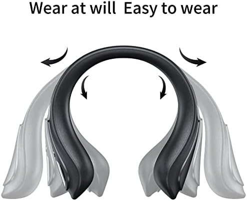 Portable Neck Warmer, Rechargeable Hand Warmers, Electric Neck Heater Heated Scarf Neck Wrap with Leather Surface, 36-58℃ Adjustable, Fast Heating Pad for Women Kids Christmas Gifts