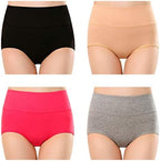 Womens High Waist Cotton Panties C Section Recovery Postpartum Soft Stretchy Full Coverage Underwear(5 Pack)