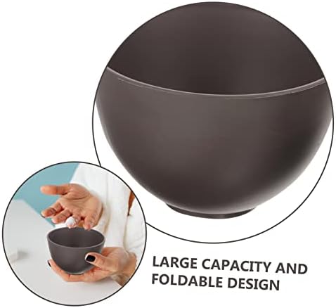 FRCOLOR Wax Melting Bowl Set Face Mask Mixing Bowl Mask Spatula Silicone Tool for Spa Supplies Diy Beauty Tool