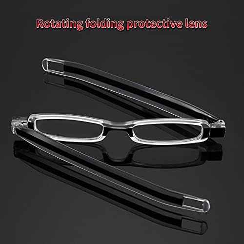 4 Pack Reading Glasses Readers for Women and Men Compact Portable Thin Small Lightweight Folding Reading Glasses