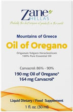 Zane Hellas 190 mg Oregano Oil-164 mg Carvacrol per Serving-4 Drops Daily. 100% Greek Undiluted Oil of Oregano. 86%-90% Min Carvacrol. Probably The Best Oregano Oil in The World. 1 fl. oz.- 30ml
